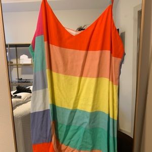 Mara Hoffman color block dress